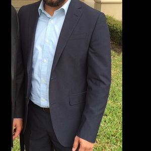 Men’s Slim Fit JF J. Ferrar Navy Suit